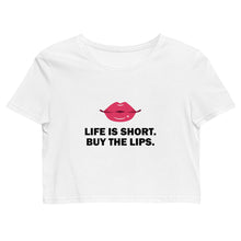 Load image into Gallery viewer, Life Is Short Buy The Lips Crop Tops
