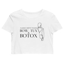 Load image into Gallery viewer, Bow Tux Botox Crop Tops
