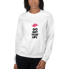 Load image into Gallery viewer, Go Get That Lips Crew Neck Sweatshirts
