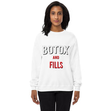 Load image into Gallery viewer, Botox And Fills (Netflix And Chill) Fleece Sweatshirts
