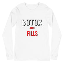 Load image into Gallery viewer, Botox And Fills (Netflix And Chill) Long Sleeve Shirts
