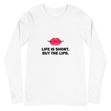 Load image into Gallery viewer, Life Is Short Buy The Lips Long Sleeve Shirts
