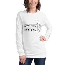 Load image into Gallery viewer, Bow Tux Botox Long Sleeve Shirts
