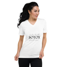 Load image into Gallery viewer, Let_s Talk Botox Unisex  V-Neck T-Shirt
