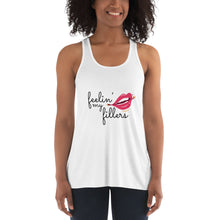 Load image into Gallery viewer, Feeling My Fillers Flowy Racerback Tank-Tops
