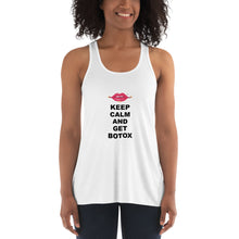 Load image into Gallery viewer, Keep Calm And Get Botox Flowy Racerback Tank-Tops
