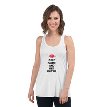 Load image into Gallery viewer, Keep Calm And Get Botox Flowy Racerback Tank-Tops
