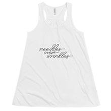 Load image into Gallery viewer, Needles Over Wrinkles Flowy Racerback Tank-Tops
