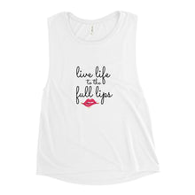 Load image into Gallery viewer, Full Lips Ladies’ Muscle Tank-Tops
