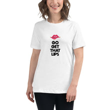 Load image into Gallery viewer, Go Get That Lips Relaxed T-Shirt
