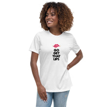 Load image into Gallery viewer, Go Get That Lips Relaxed T-Shirt
